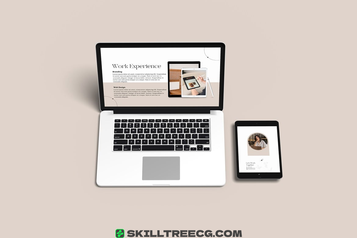 图片[3]-MacBook and iPad Mockup（826342）-技能树